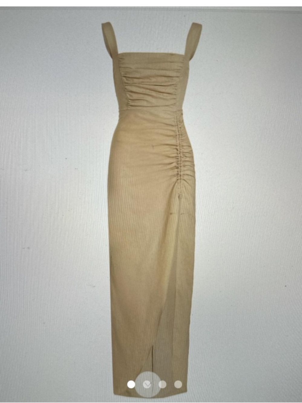 Rumer The Label Linen Estelle Dress Size S Maxi Slit Cruise Date Spring - Picture 1 of 11